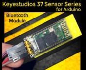 Visit the Blog for more info: http://tinkerpi.com/tutorial/keyestudios-bluetooth-module-with-arduino-uno-sns-0015tntnThe bluetooth module is a great way to connect to your Arduino and control your project remotely!tntnPlease help to keep our content free by buying your supplies from our links! tntnMaterials:tntn-- Female-to-Male Lead Wires, 10 cm: http://tinkerpi.com/WIR-0003/buy/yttn-- Keyestudios Arduino UNO R3: http://tinkerpi.com/MDB-0003/buy/yttn-- Raspberry Pi 3 Model B: ht