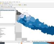 This video tutorial features mapping vulnerability steps for the vector model.Topics covered include conversions from hazard rasters to vector model; spatial joins; table calculations, basic threshold statistics and final thematic mapping for risk and vulnerability. Nepali districts and global flood hazard data inputs are utilized for the tutorial.