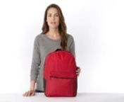 With its retro shape, protective padding and a laptop sleeve, we&#39;ve packed a lot of features--and value--into this backpack.nn600 denier polyester canvasnWeb top handlenErgonomic padded shoulder strapsnLaptop sleeve dimensions:9