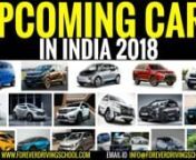 UPCOMING CARS IN INDIA, UPCOMING CARS IN INDIA 2018, LATEST INFORMATION ON EXPECTED NEW CAR LAUNCHES IN INDIA 2018/2019nnGet all upcoming cars going to be launched in India in the year of 2018. Find out upcoming new cars in 2018 in India. From small to super-luxury, as announced to highly speculated models, from near future to end of the year, know about every upcoming car launch in India this year.Also know the expected price, launch date, specifications, images Here:https://goo.gl/uoTLxvn