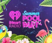 The 2016 iHeartRadio Pool Party Show OpennTook place May 30th at Caesars Palace in Las Vegas.nExecutive Produced by: iHeartMedia and iHeartRadionCreative Studio Director: Nathan JonesnDesign Director: Jean Marco RuestanProduced by: Elliot Hinds and Justin MatzennEdited by: Andrew Betsch and Wrion BowlingnSound Design: Wrion BowlingnAnimation: Timothy McKee, Jean Marco Ruesta, Sean Vickery, Paul VillacisnDesigners: Hoon Chong, Jean Marco Ruesta, Paul VillacisnFor any iHeartMedia Creative Studio i