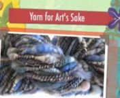 Video Supplement 5: Art of Yarn&#39;s Sake (featuring Jacey Boggs)nnThere&#39;s a million crafters in Fiber City and we&#39;ve all got a yarn to spin.nnIn this Fiber Beat Video Supplement #5, Jacey Boggs, (blogger, podcaster, spinner &amp; teacher who works under the name Insubordiknit) shares with me some of her crazy beautiful art yarns. She also gives us a quick demonstration of a cool technique called