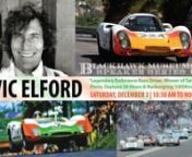 Born in London, England, Vic Elford was one of the fastest drivers of the 1960’s &amp; 1970’s ... and a Porsche racing hero. Nicknamed