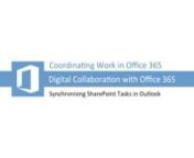 O365-4-1-2-Synchronising-Sharepoint-tasks-in-Outlook-HD from o365
