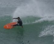 &#39;Olu - (cool, at ease)nKeanu taking a moment in between contest surfing to enjoy the finer moments of wave riding on his single fin last year in South Africa. nnBoard shaped by Wade TokoronSurfing - Keanu AsingnMusic - Brother Noland
