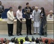 USHA JADHAV RECEIVING A 60TH NATIONAL FILM AWARD FOR BEST ACTRESS FR0M INDIAN PRESIDENT.