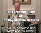 In this series, Dr. Don G. Pickney takes us into “The Glory” that is espoused in Isaiah 60 and 61, and surrounds the event of “The Day of Jehovah Tsaba” (Lord of hosts) announced in Isaiah 2:11-12, and spoken of also in Haggai 2:5-9 and announced by an angel of Glory in Zechariah 2:8-13.The 24th Psalm declares:nnPsalms 24: 1,8,10 Amp “A Psalm of David. THE EARTH is the Lord&#39;s, and the fullness of it, the world and they who dwell in it. Who is the King of glory? The Lord strong and mi