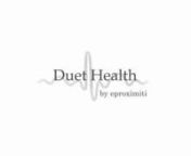 Duet provides software to Health Systems that delivers customized and personalized mobile experiences. We are unique and high impact, with a simple mission: increase patient engagement with their doctor. Enhanced communication results in better outcomes.