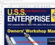https://www.heydownloads.com/product/uss-enterprise-nx-01-ncc-1701-ncc-1701-a-to-ncc-1701-e-owners-workshop-manual-pdf-download/nnUSS Enterprise NX-01 NCC-1701 NCC-1701-A to NCC-1701-E Owners Workshop Manual - PDF DOWNLOADnnLanguage : EnglishnPages : 168nDownloadable : YesnFile Type : PDFnSize: 37.4 MB