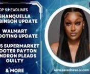 Exclusive Shanquella Robinson case update, also Mexico authorities issues arrest warrant for US citizen. Walmart sho*ting information. Payton Gendron, Tops Supermarket in Buffalo mass sho*ter pleads guilty to 15 charges including hate, m*rder, &amp; attempted m*rder. More news, join the conversation.nnBusiness inquires: contact@savednews.comnnLike the content? Buy us a cup of coffee: nCashApp: &#36;SAVEDNewsnPaypal.me.savednewsnnFollow, like, and subscribe to SAVED News for more news:nWatch SAVED Ne