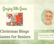 Wanting to plan a full-fledged game of Bingo this holiday season for some seniors you love, complete with holiday decorations and accessories? Here is a full guide on how to plan a Christmas Bingo game for seniors and the elderly for small groups and large groups.nFor more information, visit the full article at: https://www.grayingwithgrace.com/chrismas-bingo-for-seniors/nnnChristmas Bingo Daubers Mentioned:nDab-O-Ink Bingo Dauber 3oz Dozen: https://amzn.to/3YcQuMnnGlitter 3oz Ink Red Bingo Daub
