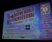 12TH ANNUAL QUEENS WORLD FILM FESTIVAL is returning with our signature thematic programming, grouping films that are exploring similar themes together to create specific cinematic experiences with a Q&amp;A following every screening. We are proud to be screening in-person at Queens Theatre, Flushing Town Hall, Museum of the Moving Image, Kaufman Astoria Studios, and The Local. We’re thrilled to be returning to FilmFestivalFlix.com from November 20th – December 4th to be screening films onlin