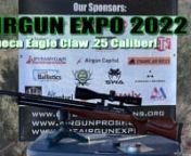 Welcome to Airgun Expo 2022 (https://www.theairgunexpo.com) a week of great airgun videos.In this video we take a look at the Seneca Eagle Claw .25 Caliber sent to us by Pyramyd Air.https://www.pyramydair.com/nnPlease visit their site and let them know that you saw them right here at Airgun Expo 2022.And, please visit their virtual booth at https://www.theairgunexpo.com/ae22-virtual-show-floor/pyramyd-air-2022/ to connect with and learn more about PyramydAir and their great airgun produc