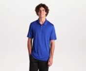 Designed for the sidelines or active jobsites, this moisture-wicking polo has a subtle honeycomb texture and delivers UV protection and odor-fighting performance.nn• 4.1-ounce, 100% polyestern• UPF rating of 30n• Odor-resistantn• Tear-away removable labeln• Back neck tape for a clean finishn• Rib knit collarn• 3-button placketn• Dyed-to-match buttons