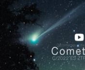 A video time lapse sequence comprising around 3h30 minutes of images shows in a 4K resolution the moment when the Disconnection Event happened in the Comet c/2022 E3 (ZTF) during the night of 19th January 2023, revealing a piece of the plasma tail being uprooted from the comet’s head, and then carried away by the solar wind. The movie also features the wonderful greenish coma from glowing carbon gas and rare anti-tail. The comet was photographed late in the night at a distance of 79 million Km