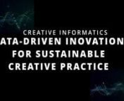 A new short film from Creative Informatics showcasing eight creative projects that demonstrate how new technologies and data-driven innovation can support creative businesses in taking ethical and environmentally sustainable approaches to their work.nnPremiering at the New European Bauhaus Festival in Brussels on Thursday 9th June 2022 at 6pm. Find out more: https://bit.ly/CI-NEB