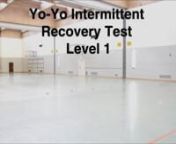 Yo-Yo Intermittent Recovery Test Level 1 from yo yo test intermittent recovery