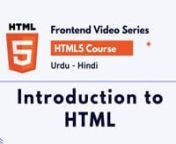 #TheBetaCoders #Frontend #WebsiteDevelopment #HTML #html5 #html5tutorial nnHi �, Today, I’m going to give you a quick introduction to HTML. Watch to learn the syntax and basic structure of an HTML webpage and some important tags.nWe will create a basic web page using HTML5 and see its result in the browser. This tutorial is for beginners.nn� Timestamps: n� 00:00:00 - Introduction to HTML5n� 00:02:20 - How a website looks with only HTMLn� 00:03:29 - Tools for building web pagesn� 00