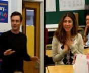 Young and the Restless star Daniel Goddard surprises his biggest fan, 5th Grade teacher Sharon Hofreiter at a teacher&#39;s meeting.He invites her to attend the Daytime Emmys to join him on stage to present an award with him.