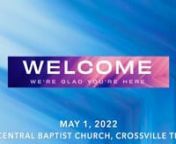 Order of Service for May 1, 2022 Online WorshipnnWelcome - Rev. Scott WhitenWorship Songs - A New Name in Glory / Raise A HallelujahnSenior Adult / Kid Time - Rev. Billy KempnMessage -