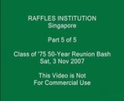 RI Class of &#39;75 - 50-Year Reunion 5-5 Bash!!nnThe video is the last instalment of the
