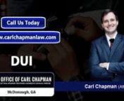 carlchapmanlaw.com/nnLaw Office of Carl Chapmann390 Racetrack RdnMcDonough, GA 30252nUnited Statesnn106 Colony Park Dr Ste 1000BnCumming, GA 30040nUnited Statesnn2786 N Decatur Rdn#245 Decatur, GA 30033nUnited Statesn(470) 728-1725nnWhile alcohol is commonly the first substance that comes to mind when it comes to DUI, it is only one of several substances that could lead to DUI arrests. Being under the influence of marijuana, illegal drugs, and many prescription drugs while driving could get you