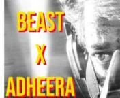 #JustLikeThatEditsnnnVideo CreditsnMovie: BeastnDirector: Nelson DilipkumarnCast: Vijay, Pooja Hegde, VTV GaneshnnnAudio CreditsnSong: Adheera Adheera originally composed by AR Rahman for the movie