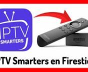 En este video te enseñamos a Instalar IPTV Smarters Pro en una Fire TV Stick usando la aplicaciones Downloader. Tambien podras instalar IPTV Smarters Lite en tu Firestick TV.nnEste el código de descarga en Downloader:n763889naftv.news/763889nnnCanales Latinos: https://bit.ly/siteredlivenTutoriales: https://iptvzone.linknnbest iptv for firestick 2022nfirestick tvnfirestick remotenfirestick appnamazon firesticknfire sticknbest firesticknfirestick appsnfirestick 4knfire tv sticknfire stickntv sti