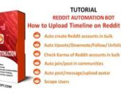 �Text Tutorial How to Create Reddit accounts in bulk automaticallynhttps://autobotsoft.com/reddit-automation-tool-auto-upvote-post-follow-unfollow-message-on-reddit-tutorial/nn�Contact info��nSkype: live:.cid.78c51cd4e7238ae3nFaceBook: https://www.facebook.com/autobotsoftsupport/nEmail: autobotsoft@gmail.comnn�Outstanding Features of RedditAutomation tooln�Create a large number of Reddit accounts from various sources (Gmail, Hotmail, Yahoo, etc.) automaticallyn�Auto Upvote/Downvote