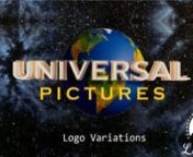 Universal Pictures Logo Variations from subsidiary company section