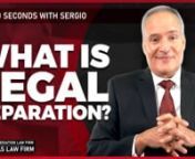 What is a Legal Separation and how is it different from a divorce? Florida Lawyer Sergio Cabanas talks about the differences between each when applied to the State of Florida.nnWant to know more about the Divorce process?Check out our FREE Divorce Kit Here:nhttps://divorce-kit.cabanaslawfirm.com/divorcekits?fbclid=IwAR1i63cpZDbXtYO9cEbKl9cfbpQaWkpfFw0I6e4jBaa0jPw7OiCSWesKjAQnnWatch the Video in English:nWhat is a Legal Separation?nhttps://vimeo.com/735590373nnMira el video en español:n¿Qué