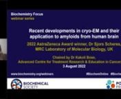 At this webinar we will hear from the 2022 AstraZeneca Award winner, Dr Sjors Scheres at the MRC Laboratory of Molecular Biology, UK.nnDr Sjors Scheres studied chemistry at Utrecht University, The Netherlands, where he also obtained his PhD in protein crystallography. He was a post-doc in the group of Jose-Maria Carazo in Madrid, before he started his group at the LMB in 2010. Since 2018, Sjors is also joint Head of the Structural Studies division. His main interests lie in the development of ne