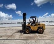 Caterpillar R80 4WD Forklift c/w OROPS, 3 Stage Mast, 48