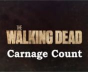 The Walking Dead Season 1 (2010)Carnage Count from the walking dead season 1 full game