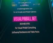 Virtual PIN DX Virtual Pinball Machine (1,600 Games in One - Licensed Games Fully Expandable - 43