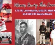 Meet LTC (R) Jerry Martin, MSG (R) Mark Meier and CW4 (R) Wayne Moore. These outstanding veterans are an example of giving back to the community. Come hear their story.nnWGSN-DB Going Solo Network 24/7 Live Streaming Radio, TV &amp; Podcasts - #1 Internet Singles Talk Network (www.goingsolomedia.com) for a Complete Singles Connection (www.goingsolonetwork.com)nnShow sponsored by Quest Fine Jewelers - (877) -860-0826 - QuestJewelers.com and National IT Services (NIS), 4025 Fair Ridge Drive, Suite