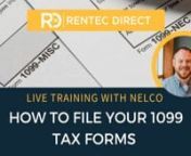 Through a secure integration with Nelco Solutions, the leading experts in tax reporting solutions, Rentec Direct software makes filing your 1099 tax documents easy.nnRentec Direct and Nelco give property managers and landlords the easiest way to complete year-end tax reporting. This video shows you how to connect your Rentec Direct account with Nelco and submit your 1099 tax forms with the IRS, including recipient mailing.nnVideo Highlights Include: nn–How to e-file your 1099 tax forms with