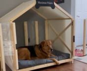 My dog house was above and beyond what I expected. I purchased a Size 4 dog house since my pet weighs 88lbs. and I wanted him to have enough space to be comfortable. Since Maximus is an older dog and used to being on top of my couches I thought it would be difficult to have him rest and relax in his new dog house. But to my surprise he loved it and couldn’t wait to go in the first day we put it together. The staff at WLO was so accommodating, especially the owner who picked up the phone when I
