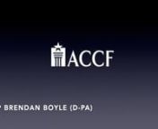 On August 15, the ACCF hosted a webinar with Rep. Brendan Boyle (D-PA), Ranking Member of the House Budget Committee and the Co-chair of both the Blue Collar and European (EU) Caucuses. n nRep. Boyle is now serving his fifth term in Pennsylvania&#39;s Second District.The first in his family to attend college, he attended the University of Notre Dame and later graduated from Harvard University’s John F. Kennedy School of Government with a master’s degree in Public Policy.n nRep. Boyle was ele
