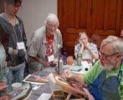 Phil Zimmerman&#39;s September 2023 Iconography Workshop at the Franciscan Spirituality Center in La Crosse, Wisconsin.