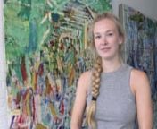 In her studio in Dalston, east London, Pam Evelyn talks about the push and pull of making one of her large-scale abstract paintings and learning to live with its contradictions and tensions. nnThe most recent artist to be welcomed into Pace’s notable stable is the London-based painter Pam Evelyn (b1996), who also works with Massimodecarlo in Italy. The announcement, made at the end of July, came in the run-up to her debut exhibition with the gallery, A Handful of Dust, which comprises a suite
