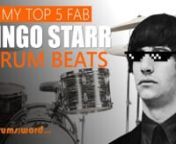 ▶ PDF Drum Sheet Music (Free) - https://www.drumstheword.com/top-5-essential-ringo-starr-drum-beats-free-video-drum-lesson-sheet-music/nnIn this video drum lesson, I want to teach you how to play my top 5 essential