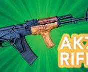 The Romanian AIMS 74 rifle. This is a hybridized variant of the Russian AK74 rifle, chambered in 5.45x39mm. Development of the new Romanian assault rifle started in the early 80&#39;s &amp; entered full service in 1986. This rifle has several unique features that include wire side folding stock &amp; a wood front hand grip nicknamed by U.S. collectors as the Dong. This AIMS rifle is highly prized by collectors and much rarer than the Bulgarian AK-74 series of rifles. There were also several differen