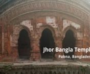 Jhor Bangla Temple in Raghabpur, Pabna, is an ancient Hindu temple, renowned for its architectural beauty and spiritual significance, stands as a symbol of devotion and artistry. Built in the 17th century, the temple showcases exquisite terracotta artistry, depicting scenes from Hindu mythology on its walls. The temple is renowned for its unique