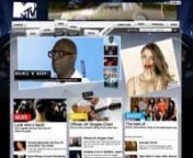 Full-page Flash takeover made at www.wearemi.com, shown on the mtv.co.uk homepage.nnThe ad had to be under 2Mb, which was a bit of a problem because the client didn’t want to see any signs of compression. I used LoaderMax to stream in 3 separate videos, and synced them with the main Flash timeline animation. I thought about using some kind of physics plug-in for Flash but I wanted the elements to bounce and drop in a precise way, so LOTS of keyframes were set. Both Vimto and MTV loved it. The