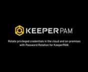 IT Admins and DevOps teams often struggle to protect privileged accounts.nPasswords need to be updated regularly and automatically but traditional privileged access management tools have high costs and complex deployments - leaving organizations vulnerable to password-related data breaches and cyberthreats.nnIntroducing Keeper&#39;s new automated Password Rotation enhancement to KeeperPAM. nRotation of privileged credentials protects against infrastructure attacks and insider threats while simplifyi