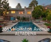 2653 Holliston Avenue, Altadena, CA 91001 - Real Estate For Sale - ©2023 NPW