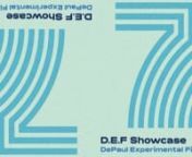 D.E.F. SHOWCASE 2023nnWelcome to D.E.F. Showcase 2023! D.E.F. is both an acronym for “DePaul Experimental Film” and is the slang word “def,” meaning “cool.” Experimental film is a visionary art form, boundary-pushing and virtually limitless in scope. And yes it’s really, really cool!nnThis juried “Showcase Screening” features short films that span many forms of the experimental filmmaking medium including letterist film, lyrical film, collage film, structural film, flicker film