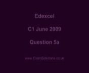 _ExamSolutions_old_edexcel-c1_QGb4GvXKKqE from qgb