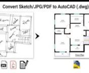 https://www.fiverr.com/sumon_sorkar?up_rollout=truennYou will receive any PDF or JPG file (Floor Plans, Architecture, Logos, Text, Structures, Objects) Converted to a Printable DWG or DXF Editable File.nI will Convert your sketch whether JPG or Scans or PDF files to AutoCAD File.nI can convert any file format:nnPDF drawings to DWG format for AutoCAD.nConvert PDF or Scanned Sketches into DWG, DXF (AutoCAD), or DGNnConvert DWG file to JPG, PNG, PDF.nAdd layers and appropriate colors.nHIGH-QUALITY